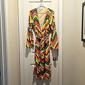 70s vibe swimsuit coverup